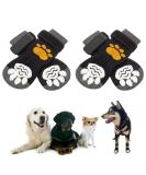 2 Pairs Anti Slip Dog Socks Paws Stop Licking Dog Cat Paw Protectors with Waterproof Rubber Bottom and Adjustable Straps Dog Claw Socks for Puppy Dog Indoor Outdoor Hardwood Floor Walking (M) - Buy Online on GoSupps.com