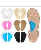 Dr. Foot Gel Arch Support Cushions - Reusable Shoe Insoles for Flat Feet and Plantar Fasciitis (6 Colors, 6 Pairs) - Men & Women - Buy Online on GoSupps.com