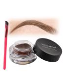 4D Hair Stroke Brow Stamp Brush Set with Eyebrow Concealer Contour Brush - Light Brown - Buy Online on GoSupps.com