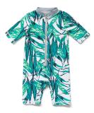 BONVERANO Baby Boy UV Protection Swimsuit 6 Months - Green, Long-Sleeve, UPF 50 - Buy Online on GoSupps.com