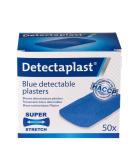 DetectaPlast Pflasters Waterproof Elastic Blue Wound Paving For Dealing with Food Detectable Pflaster for First Aid Sets in Gastronomy 50 x 72 mm 50 pieces - Buy Online on GoSupps.com