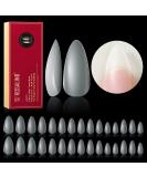 Rosalind Short Almond Nail Tips Set - 510 Pack Full Cover Soft Gel Nail Tips for Geln gel - No-File Matt Mandel Fake Nails - 15 Sizes in Box - Buy Online on GoSupps.com