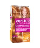 L'Or al Paris Ammonia-Free Hair Color - Casting Cr me Gloss No. 834 Copper Goldblond | Nourishing Tint with Gloss Reflex Balm | 1 Piece - Buy Online on GoSupps.com