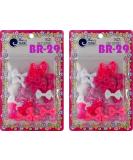 Tara Girls Self Hinge Plastic Bow Hair Barrettes Pack of 2 (BR29) - Buy Online on GoSupps.com