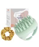 Aimike Scalp Massage Brush - Eco-Friendly Silicone Shampoo Brush for Hair Growth & Dandruff Relief | Green Scalp Massager for All Hair Types - Buy Online on GoSupps.com