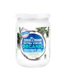 Coco Road Organic Virgin Coconut Oil 500ml - Fair Trade, Glass Jar - Pack of 1 - Buy Online on GoSupps.com