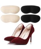 Sibba Heel Grips - 2 Pairs Self-Adhesive Cushion Inserts for Men and Women | Prevent Heel Slipping and Blisters | Nude Color - Buy Online on GoSupps.com