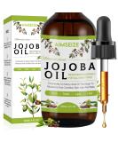 Organic Jojoba Oil for Hair & Skin - Pure Moisturizing Carrier Oil for Hair Growth - 4oz Deep Hydration - Buy Online on GoSupps.com