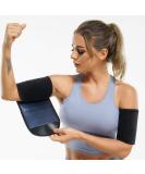 Wonderience Arm Trimmers for Women Pair Sauna Sweat Arm Shaper Bands Adjustable Arm Trainer Toner Sleeves for Sports Workout Blue One Size - Buy Online on GoSupps.com