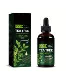 Pure Organic Tea Tree Oil - Moisturizing Essential Oil for Skin & Hair | 1.0oz - Smooths Wrinkles & Soothes Chapped Skin - Buy Online on GoSupps.com