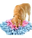 Sniffing Carpet Dog Smell Training Mat | Ieuumler 45x45cm | Blue & Pink | Ideal for Pet Dogs & Cats - Buy Online on GoSupps.com