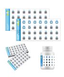 Shop PILL IT Daily Scratch Off Stickers | Pill Reminder & Medication Tracker for Kids Pets & Travel - Buy Online on GoSupps.com