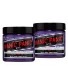 Manic Panic Electric Amethyst Hair Dye 2 Pack - Vegan Cruelty-Free Semi Permanent Purple Colour | 118ml Each - Buy Online on GoSupps.com