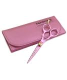 Professional Pink Hair Scissors Hairdressing Scissors for All Hair Cutting 5.5 inch (14 cm) - Pink Presentation Case - Buy Online on GoSupps.com