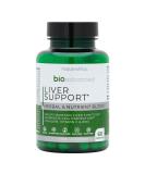 NaturesPlus BioAdvanced Liver Support - Liver Health Supplement with Turmeric, Artichoke, Milk Thistle, Dandelion, Choline, and Methyl Bs - 60 Vegan Capsules | Gluten, Dairy, and SOYA Free - Buy Online on GoSupps.com