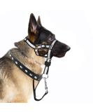 Dog Head Collar No Pull Gentle of Leader for Dogs Adjustable Dog Head Halter Reflective Anti-Pull Muzzle Leash Dog Nose Strap Easy to Control When Walking (Size L) - Buy Online on GoSupps.com