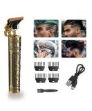 Professional Beard Trimmer for Men - Cordless Electric Hair Clippers USB Rechargeable T Clipper with Guide Combs - Buy Online on GoSupps.com