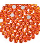Beadsland 288 pcs Flat Back Rhinestones for Nails | Orange SS30 Nail Crystals - Perfect for DIY Nail Art - Buy Online on GoSupps.com