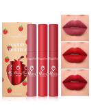 IONSGAKO 3PCS Matte Nude Lipstick Set B for Women - Long Lasting, Waterproof Lip Makeup - Buy Online on GoSupps.com