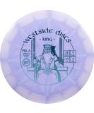 Westside Discs Origio Burst King Disc Golf Driver | Maximum Distance Frisbee Golf Driver | Easy Distance for Beginners | 170g Plus | Stamp Color and Burst Pattern Will Vary Purple - Buy Online on GoSupps.com