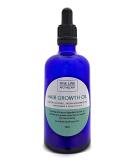 100% Natural Hair Growth Oil - Ricin Argan Moringa & Coconut Oil with Rosemary & Eucalyptus | Fine Line Apothecary | 100ml - Promote Healthy Hair Growth Naturally - Buy Online on GoSupps.com
