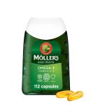 Moller s |Omega 3 capsules |Fish oil |Scandinavian omega-3 nutritional supplements with EPA DHA vitamin A D and E |166 year old brand |Health for every day |112 Omega-3 capsules - Buy Online on GoSupps.com
