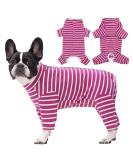 Axcimond Dogs One-Divider Long-Sleeved Dog Bodysuit | Post-Op Wound Protection for Small & Medium Dogs | Anti-Leak Dog Cone Alternative - XL Rose - Buy Online on GoSupps.com