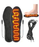 Rechargeable USB Heated Insoles - Cuttable Electric Foot Warmers for Sizes 37-38 | Washable Comfort & Warmth - Buy Online on GoSupps.com