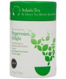 Solaris Tea Organic Loose Whole Leaf Peppermint Delight 50g - Refreshing Mint Tea (Pack of 1) - Buy Online on GoSupps.com