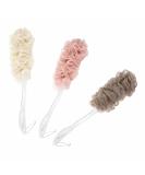 Shower Brush Exfoliating Loofah Long Handle Pouf Bath Brush Back Scrubber Body Scrub Puff Scrunchie Soft Mesh Net Brush Loofah Non Slip for Body and Back Lower Legs Bathroom Unisex (Body Brush) - Buy Online on GoSupps.com