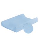 Blue Terry Cover Baby Changing Mat | 80x50 cm Nappy Changer with Raised Edges - Buy Online on GoSupps.com