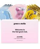 Under Eye Mask - Reduce Dark Circles Puffy Eyes Undereye Bags Wrinkles - Gel Under Eye Patches Vegan Cruelty-Free Self Care by grace and stella (72 Pairs GoldPinkBlue)24 Pair (Pack of 3) - Buy Online on GoSupps.com