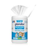 Glandex Dog Wipes for Pets Cleansing & Deodorizing Anal Gland Hygienic Wipes for Dogs & Cats with Vitamin E, Skin Conditioners and Aloe - by Vetnique Labs 75ct Canister - Buy Online on GoSupps.com