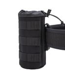Dotacty MOLLE Bottle Pouch Holder - Tactical Water Bottle Holster for Duty Belt - Heavy Duty Sport Bottle Bag for Hiking, Climbing, Camping - Black - Buy Online on GoSupps.com