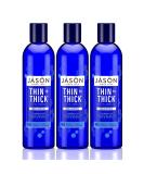 Jason Thin-To-Thick Extra Volume Shampoo 8 oz - Pack of 3 | Boost Hair Thickness & Volume - Buy Online on GoSupps.com