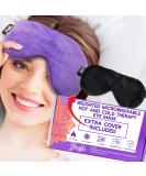 Buy Dry Eye Mask | Warm Eye Compress & Moist Heat Relief for Styes | Weighted Eye Mask for Sleep | Purple/Black - Buy Online on GoSupps.com