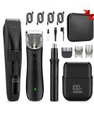 Lanumi 4-in-1 Beard & Body Hair Trimmer Set | Rechargeable Electric Shaver & Groomer - Perfect Gifts for Him - Buy Online on GoSupps.com