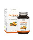 Acurmin ferment-fermented organic turmeric capsules-1 100 mg of turmeric powder-with a highly compatible fermented pepper-60 capsules 39 g (1 Pack) - Buy Online on GoSupps.com