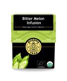 Organic Bitter Melon Tea - Kosher, Caffeine-Free, GMO-Free | 18 Bleach-Free Bags - Buy Online on GoSupps.com