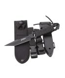 Dive Knife Scuba Diving Knife, Black Tactical Sharp Blade knives, Divers dive tool with 2 Types Sheaths,Sawing Edge and 2 Pairs Leg Straps for Snorkeling,Hunting,Camping - Buy Online on GoSupps.com