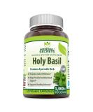 Herbal Secrets Holy Basil 1000mg - 120 Non-GMO Capsules for Calm, Wellness & Mood Support - Buy Online on GoSupps.com