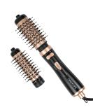 DAILYLIFE Rotating Hair Dryer Brush Set - 2-in-1 Ionic Hot Air Spin Brush with 1.5" & 2" Brushes | Perfect for All Hair Types - Buy Online on GoSupps.com