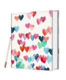 Fintie Self-Adhesive Photo Album | 60 Sticky Pages | Metallic Pen | DIY Scrapbook for 3x5, 4x6, 5x7, 6x8, 8x10 Pictures | Family, Wedding, Anniversary | Raining Hearts Design - Buy Online on GoSupps.com