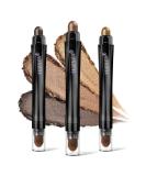 LUXAZA 3Pcs Metallic Brown Eyeshadow Stick Set - Creamy & High Pigmented Eye Brightener Stick for Smoky Eye Makeup | A6-Amber - Buy Online on GoSupps.com