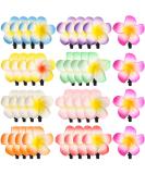36 Pack Hawaiian Plumeria Flower Hair Clips for Bridal Wedding Beach Party Decorations - 2.8 Inch Foam Artificial Clips - Buy Online on GoSupps.com