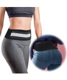 TSLBW Sacroiliac SI Joint Hip Belt Sacroiliac Hip Belt for Women and Men Elastic Mesh SI Hip Belt Durable Anti-Slip Pelvic and Lower Back Support Brace for Sciatica Pelvis Lumbar Nerve Leg Black - Buy Online on GoSupps.com