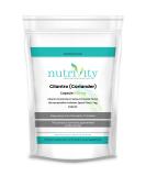 Nutrivity 500mg Cilantro Coriander Vegan Capsules for Heavy Metal Detox & Digestive Health - Antioxidant Support for Healthy Skin & Immune System | 120 Count (Pack of 1) - Made in UK - Buy Online on GoSupps.com