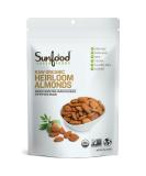 Buy Sunfood RAW Organic Heirloom Almonds 8 oz (227g) - Premium Quality Nuts - Buy Online on GoSupps.com