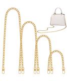 Gondiane 4 Sizes Flat Purse Chain Strap Crossbody Bag Replacement Strap with Metal Buckles(47.2/31.5/15.7/7.9 Inches  Gold) 47.2/31.5/15.7/7.9 Inches Gold - Buy Online on GoSupps.com