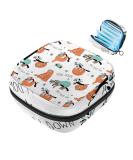 Buy Cute Sloth Menstruation Pad Bag with Zipper | Women's Tampon & Napkin Collecting Bag Perfect for Women & Girls - Buy Online on GoSupps.com